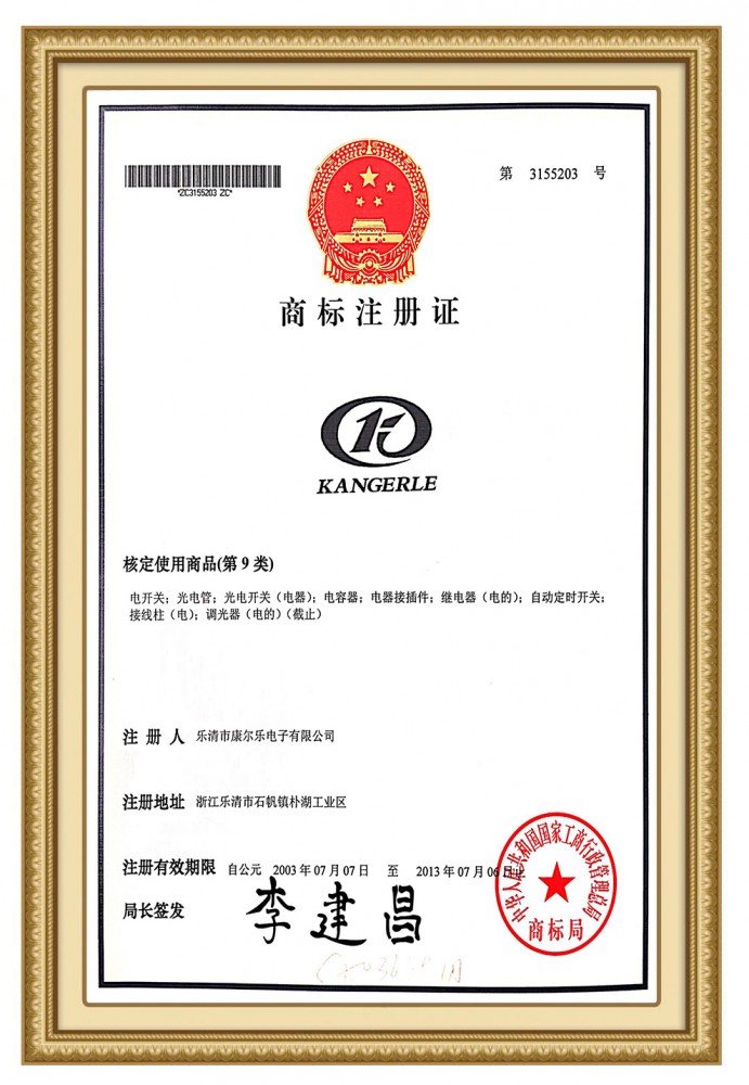 商標證